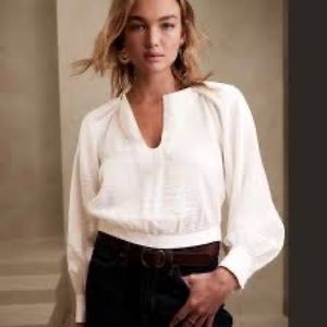 Banana Republic Keyhole Cropped Top NWOT Sz S